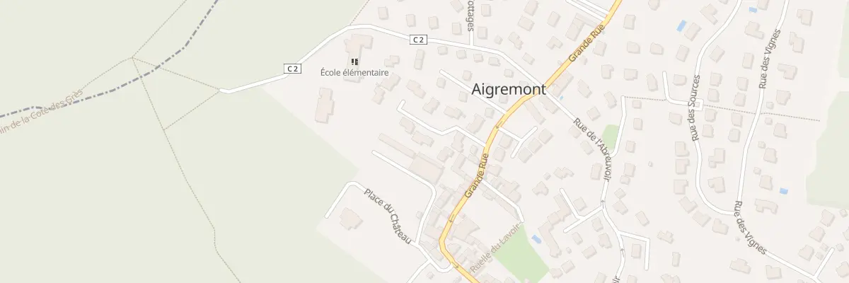 Plan du 5032 Gr Grande Rue à Aigremont