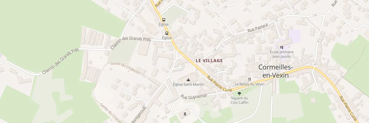 Plan du 1 Rue de Montgeroult à Cormeilles-en-Vexin