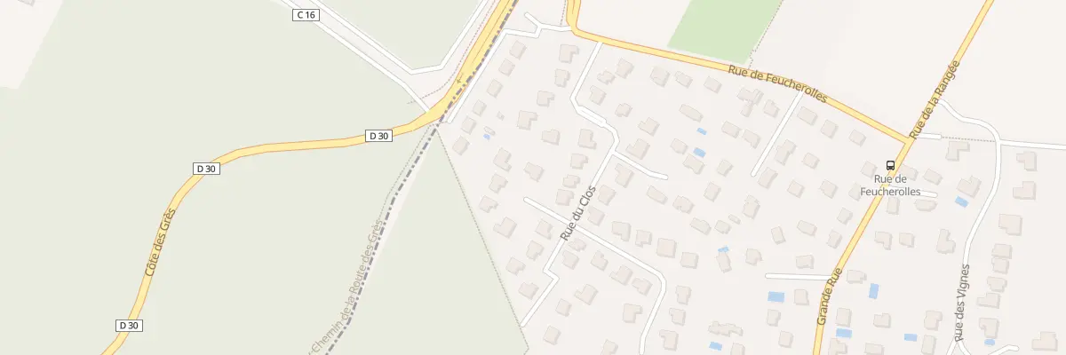Plan du 20 Rue du Clos à Aigremont