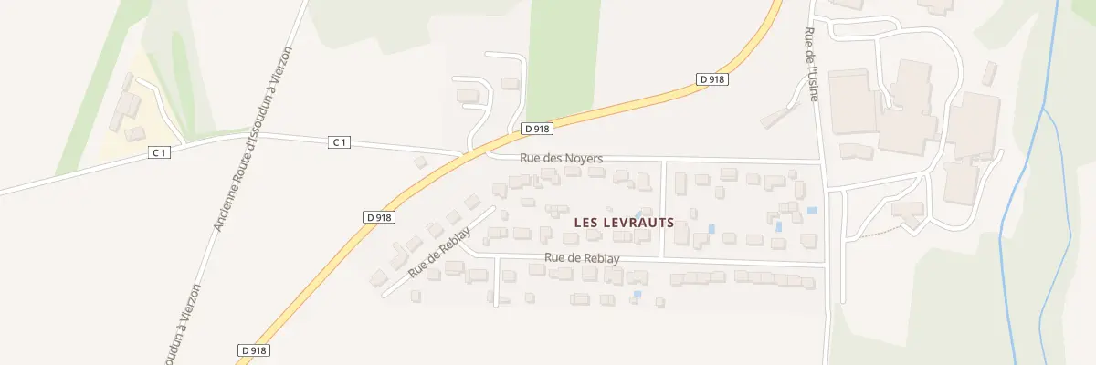 Plan du 4 Rue des Noyers à Sainte-Lizaigne
