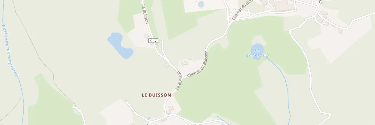 Plan du 5138 Le Buisson à Saint-Martin-la-Méanne