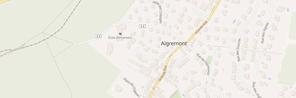 Plan du 5037 Gr Grande Rue à Aigremont