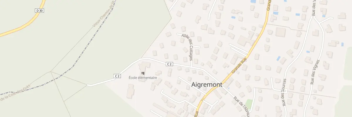 Plan du 8 Rue des Communes à Aigremont