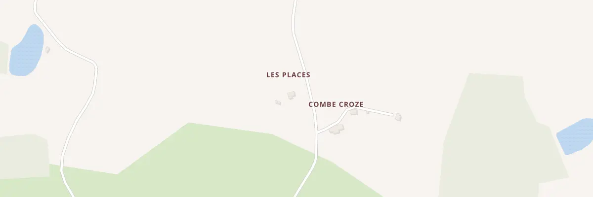 Plan du 1 Les Places à Sexcles