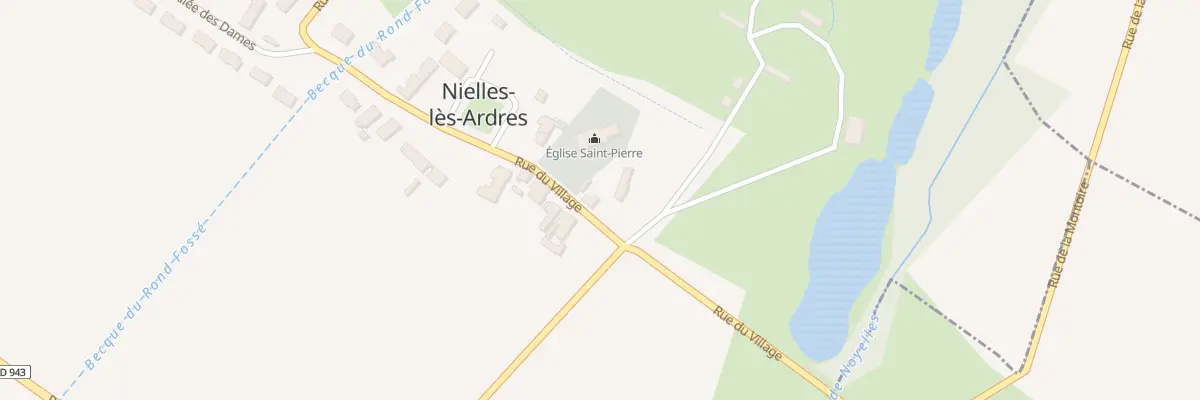 Plan du 27 Rue du Village à Nielles-lès-Ardres