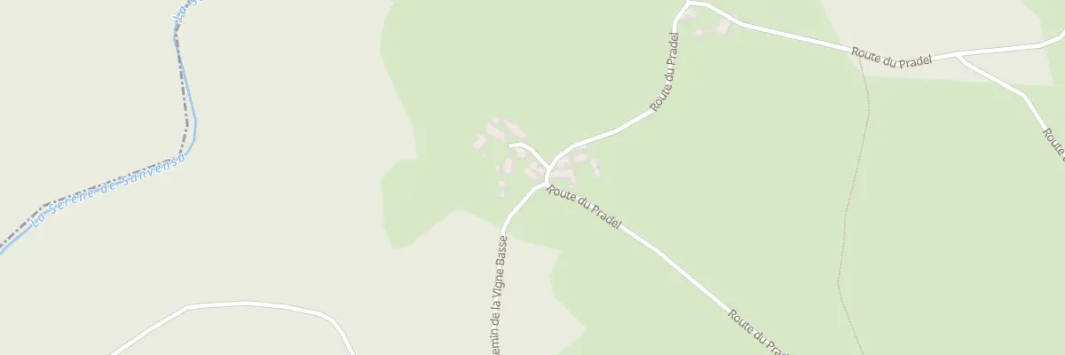 Plan du 5262 Le Pradel à Saint-André-de-Najac