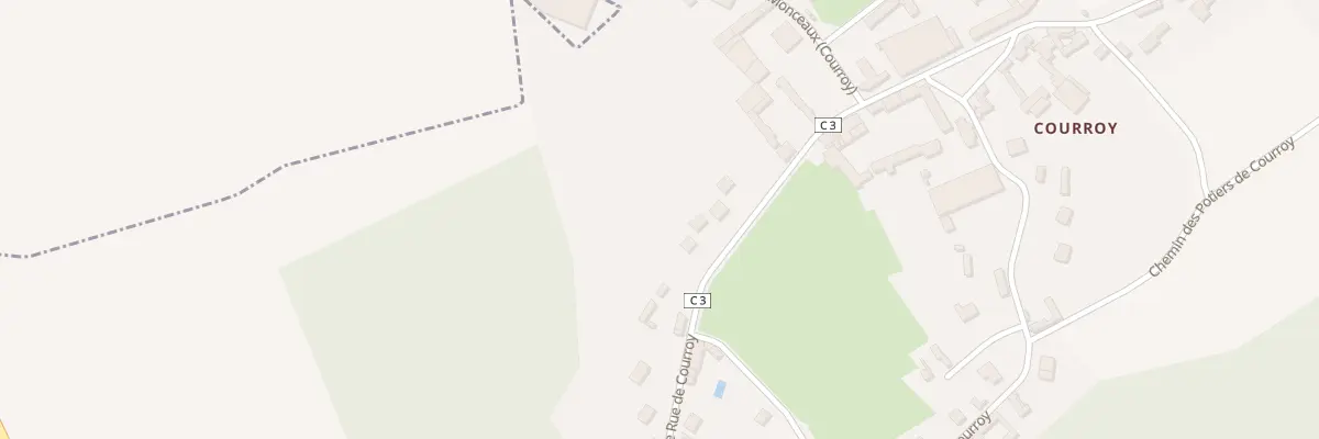 Plan du 365 Grande Rue de Courroy à Milly-sur-Thérain