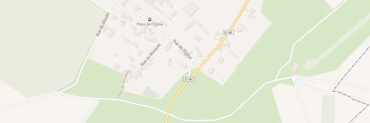 Plan du 1 Rue de l’Eglise à Bussy-lès-Poix