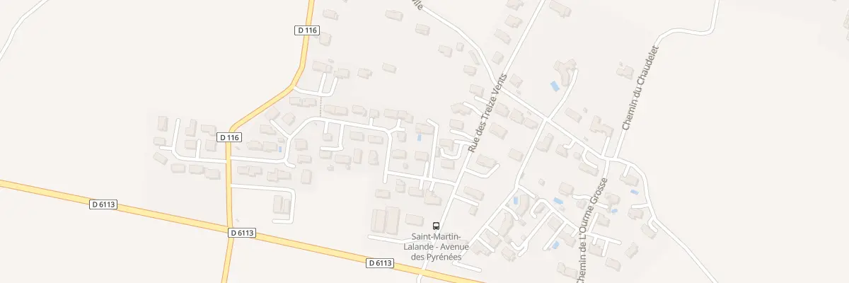 Plan du 299 Av des Pyrenees à Saint-Martin-Lalande