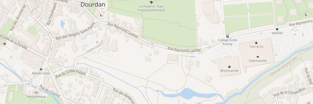 Plan du 30 Rue Raymond Laubier à Dourdan
