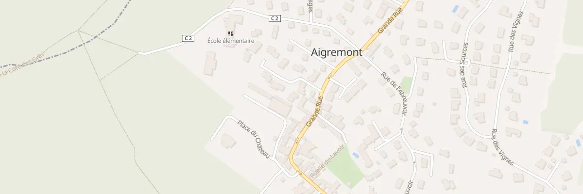 Plan du 5031 Gr Grande Rue à Aigremont