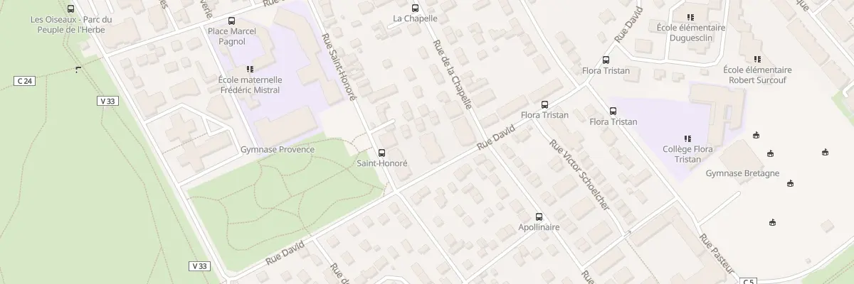 Plan du 560 Rue de la Chapelle à Carrières-sous-Poissy