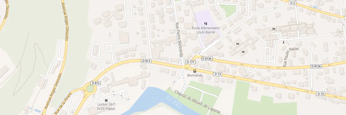 Plan du 32 Av Joseph Loubet à Figeac