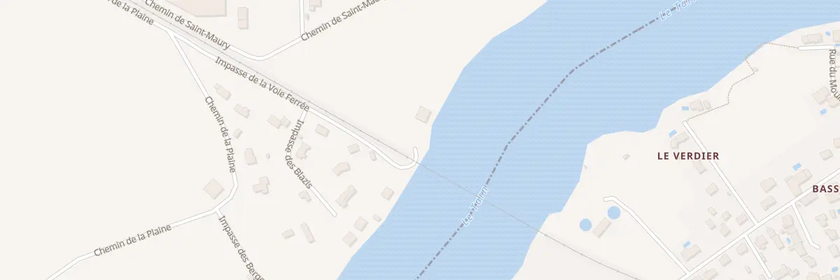 Plan du 372 Imp de la Voie Ferrée à Labastide-de-Lévis