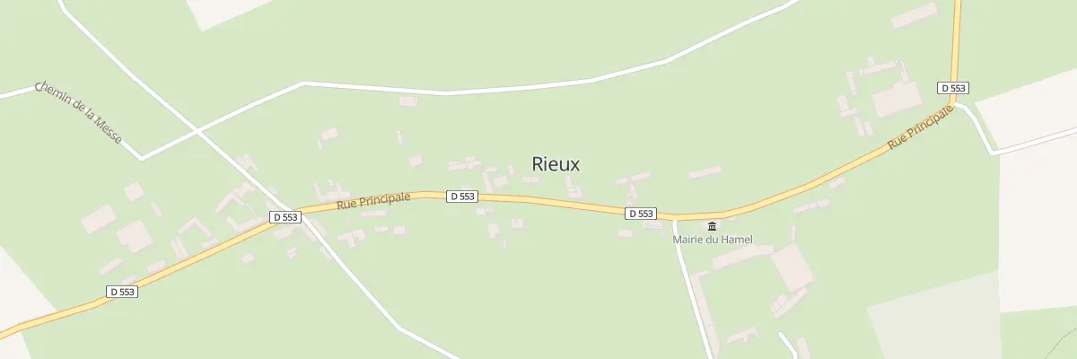Plan du 391 Rue Principale (rieux) au Hamel