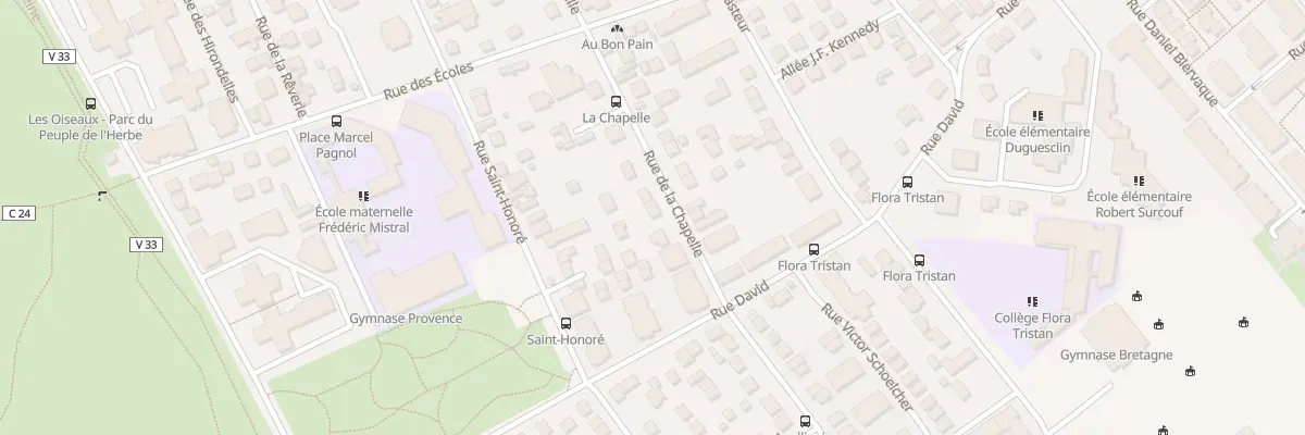 Plan du 522 Rue de la Chapelle à Carrières-sous-Poissy