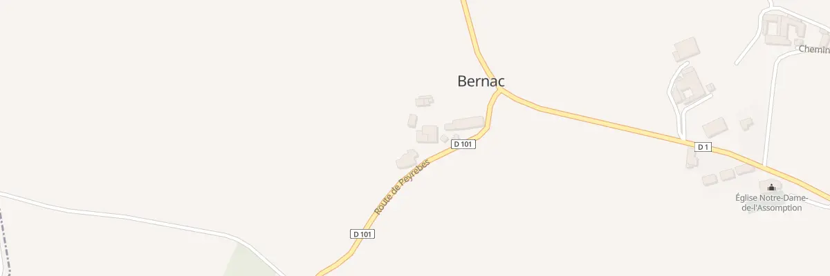 Plan du 5003 Peyrebes Haut à Bernac