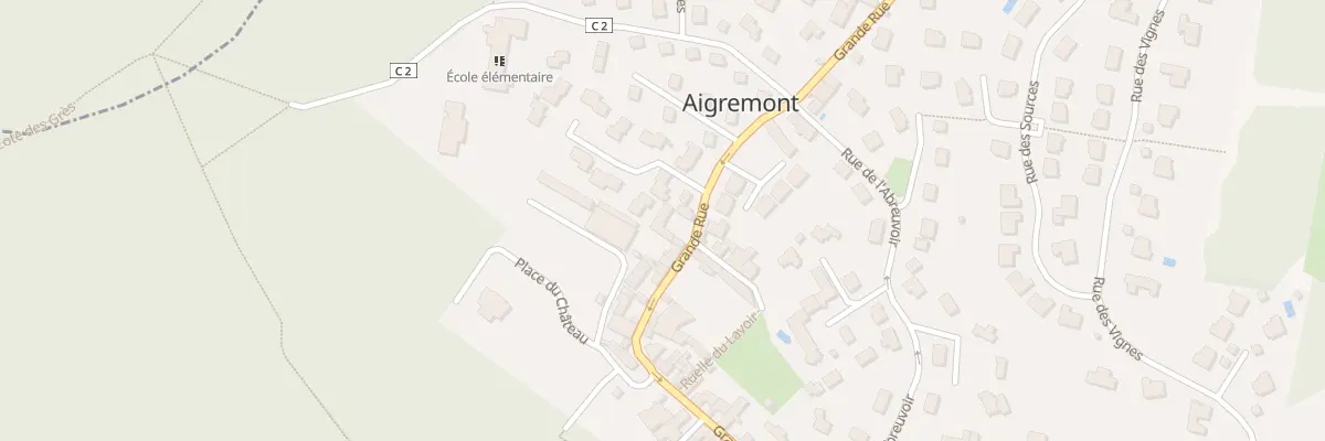Plan du 40 Gr Grande Rue à Aigremont