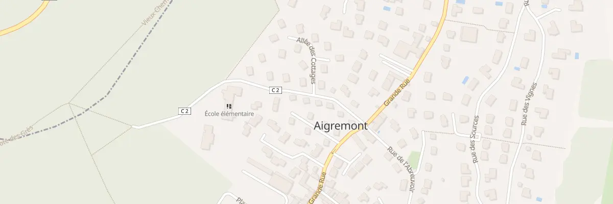 Plan du 9 Rue des Communes à Aigremont