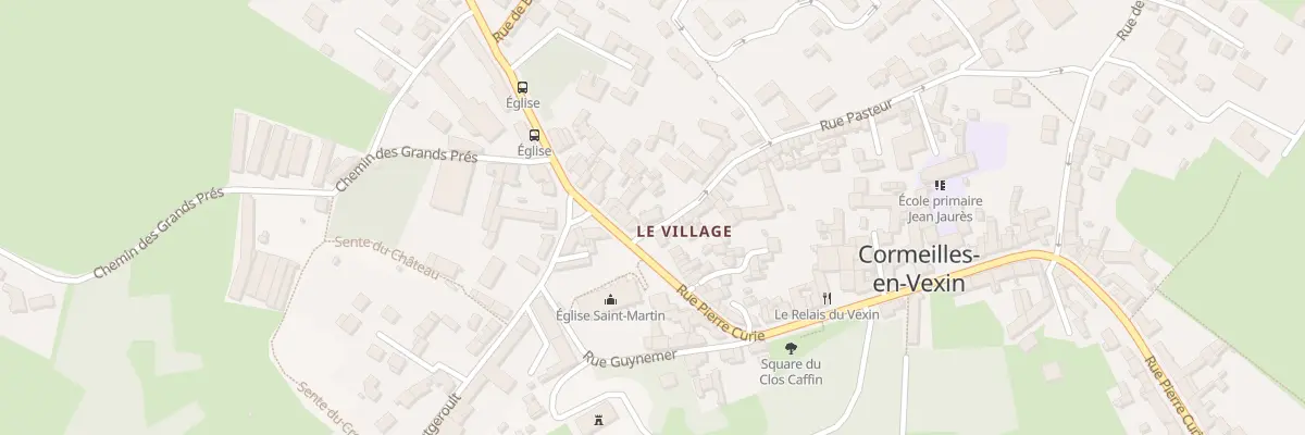 Plan du 7 Rue Pasteur à Cormeilles-en-Vexin