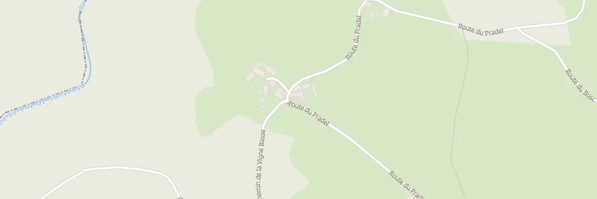 Plan du 5307 Le Pradel à Saint-André-de-Najac