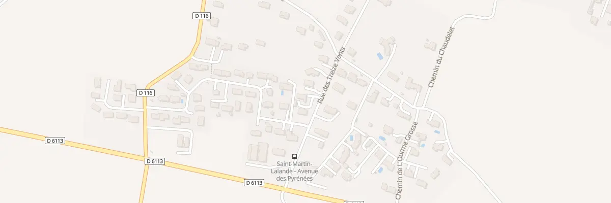 Plan du 424 Rue des Treize Vents à Saint-Martin-Lalande