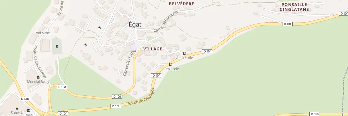 Plan du 2 Rte de Cerdagne à Égat