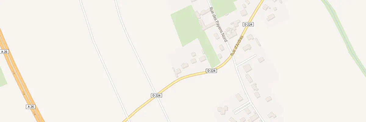 Plan du 50 Rue d’Ardres à Nortkerque