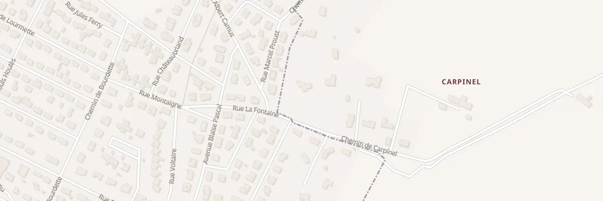 Plan du 35 Che de Carpinel à Sorèze