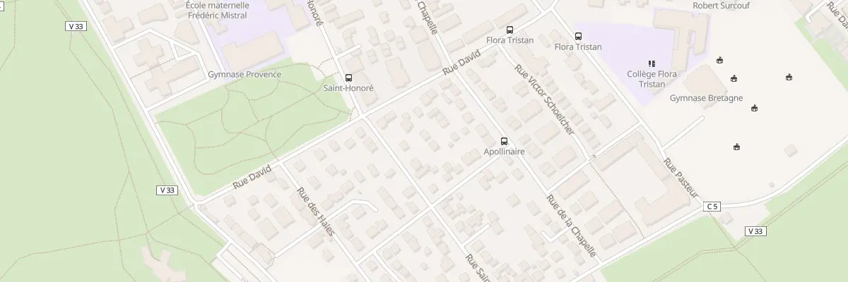Plan du 711 Rue Saint-honoré à Carrières-sous-Poissy