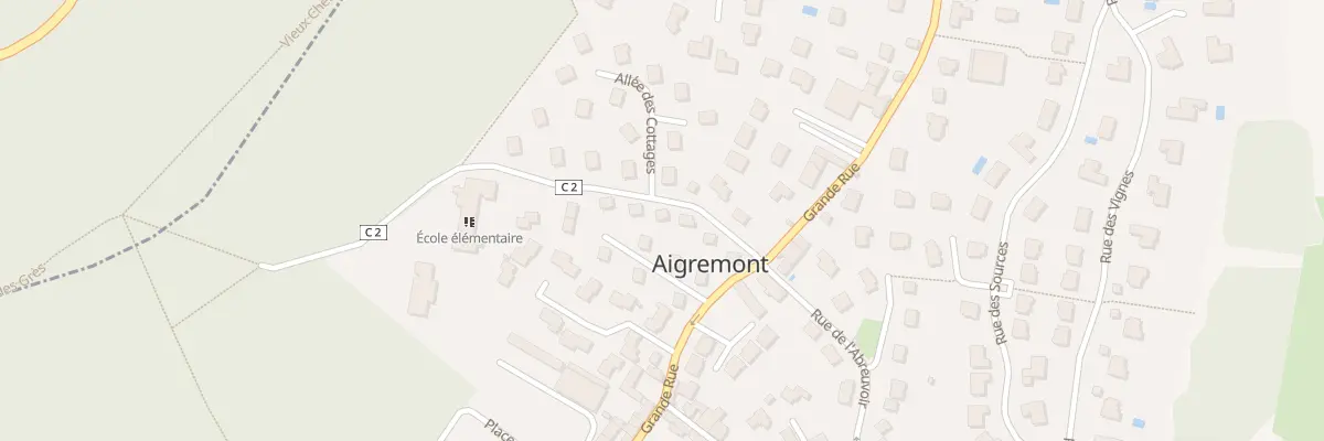 Plan du 7 Rue des Communes à Aigremont