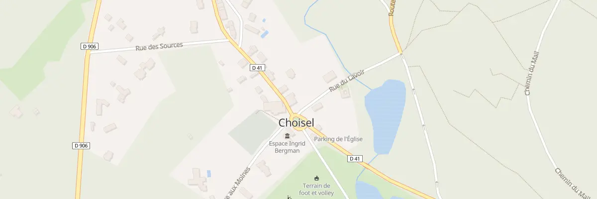 Plan du 2 Rue de la Maison Forte à Choisel