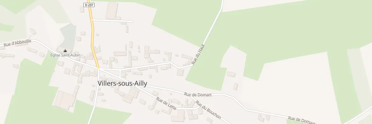 Plan du 21 Rue de Haut à Villers-sous-Ailly