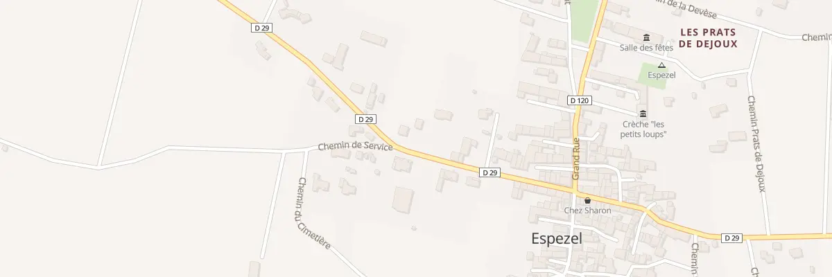 Plan du 30 Rue du Moulin à Espezel