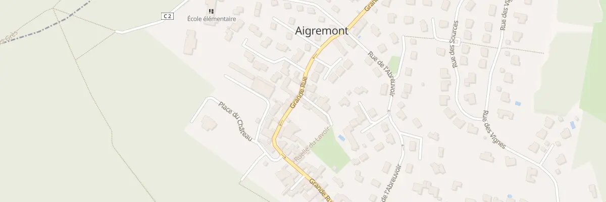 Plan du 43 Gr Grande Rue à Aigremont