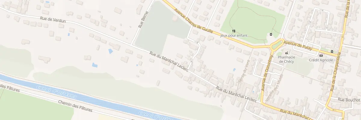Plan du 78 Rue du Maréchal Leclerc à Chécy