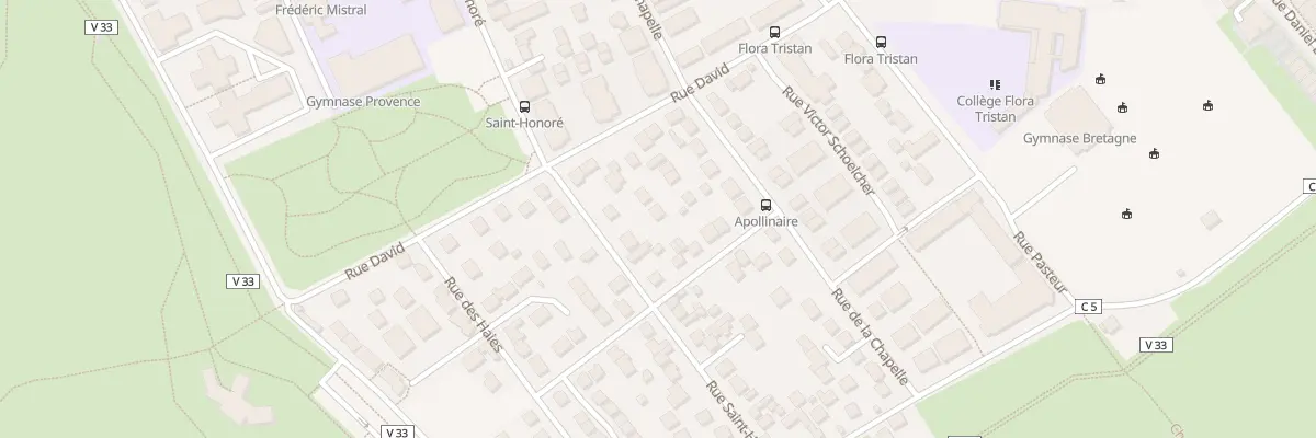Plan du 715 Rue Saint-honoré à Carrières-sous-Poissy