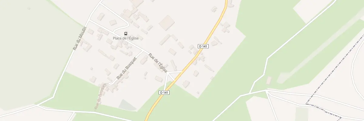 Plan du 5028 Rue de l’Eglise à Bussy-lès-Poix