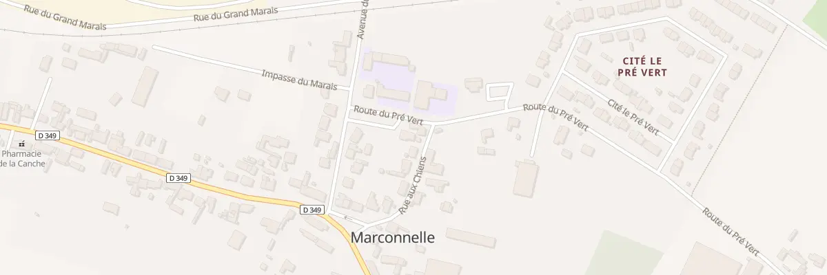 Plan du 60B Res le Pre Vert à Marconnelle