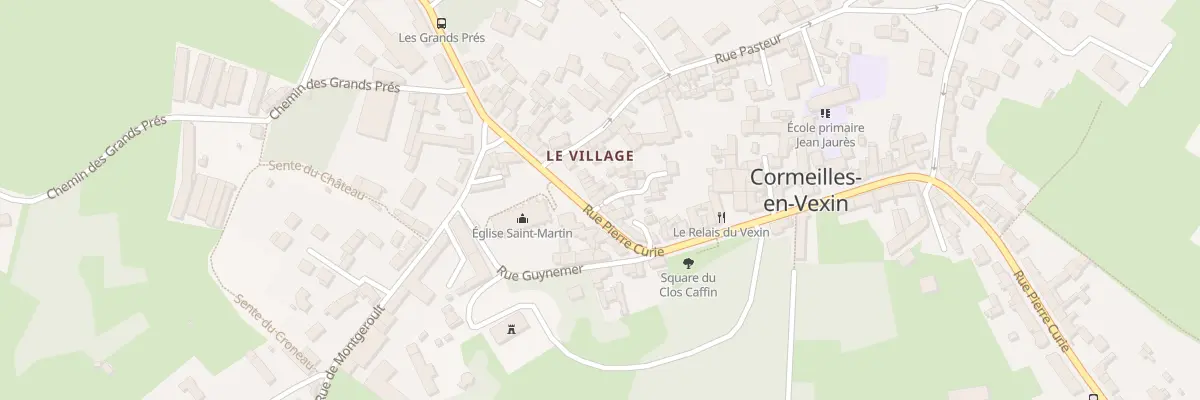 Plan du 7 Pl de l’Eglise à Cormeilles-en-Vexin