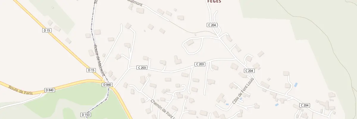 Plan du 1122 Rte de Murat à Planioles