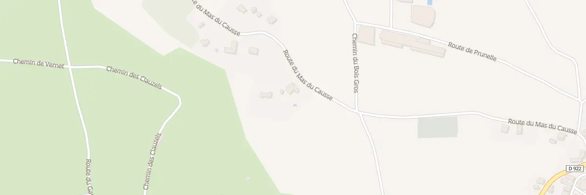 Plan du 5284 Les Clauzels à Causse-et-Diège