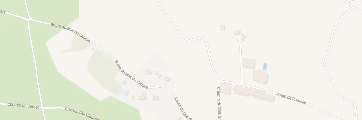 Plan du 672 Rte du Mas du Causse à Causse-et-Diège
