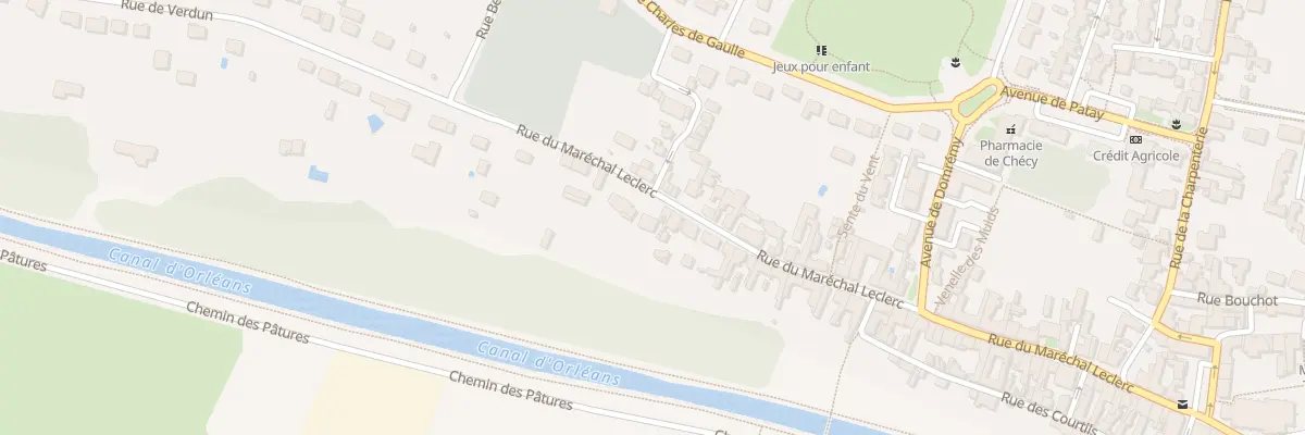 Plan du 87 Rue du Maréchal Leclerc à Chécy