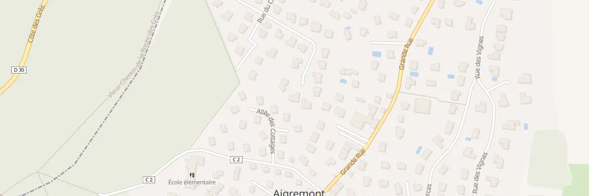 Plan du 37 Rue du Clos à Aigremont