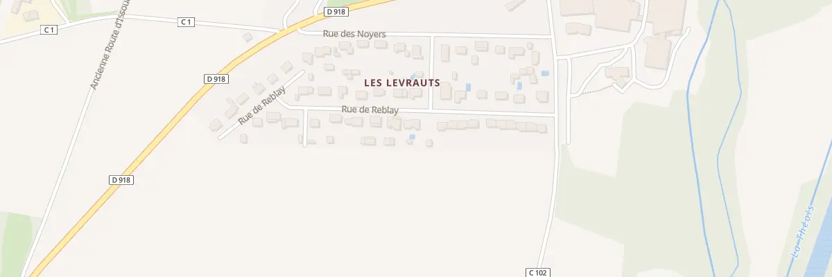 Plan du 21 Rue de Reblay à Sainte-Lizaigne