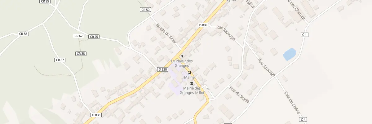 Plan du 3 Rue des Popineaux aux Granges-le-Roi