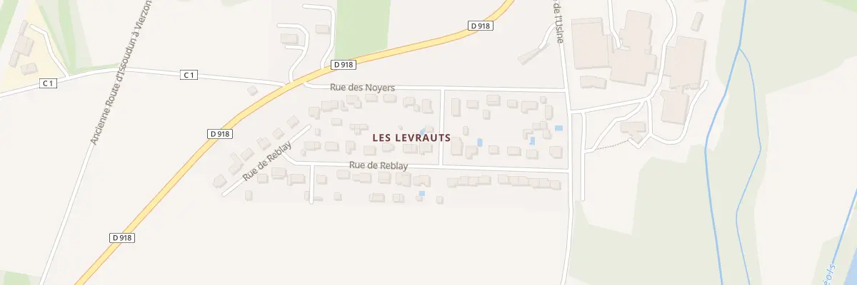 Plan du 14 Rue de Reblay à Sainte-Lizaigne
