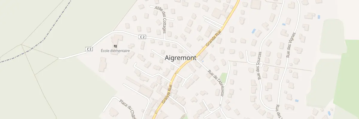 Plan du 2 Rue du Clair Matin à Aigremont