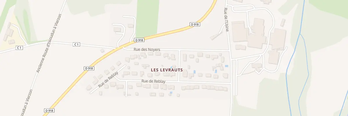 Plan du 12 Rue des Noyers à Sainte-Lizaigne